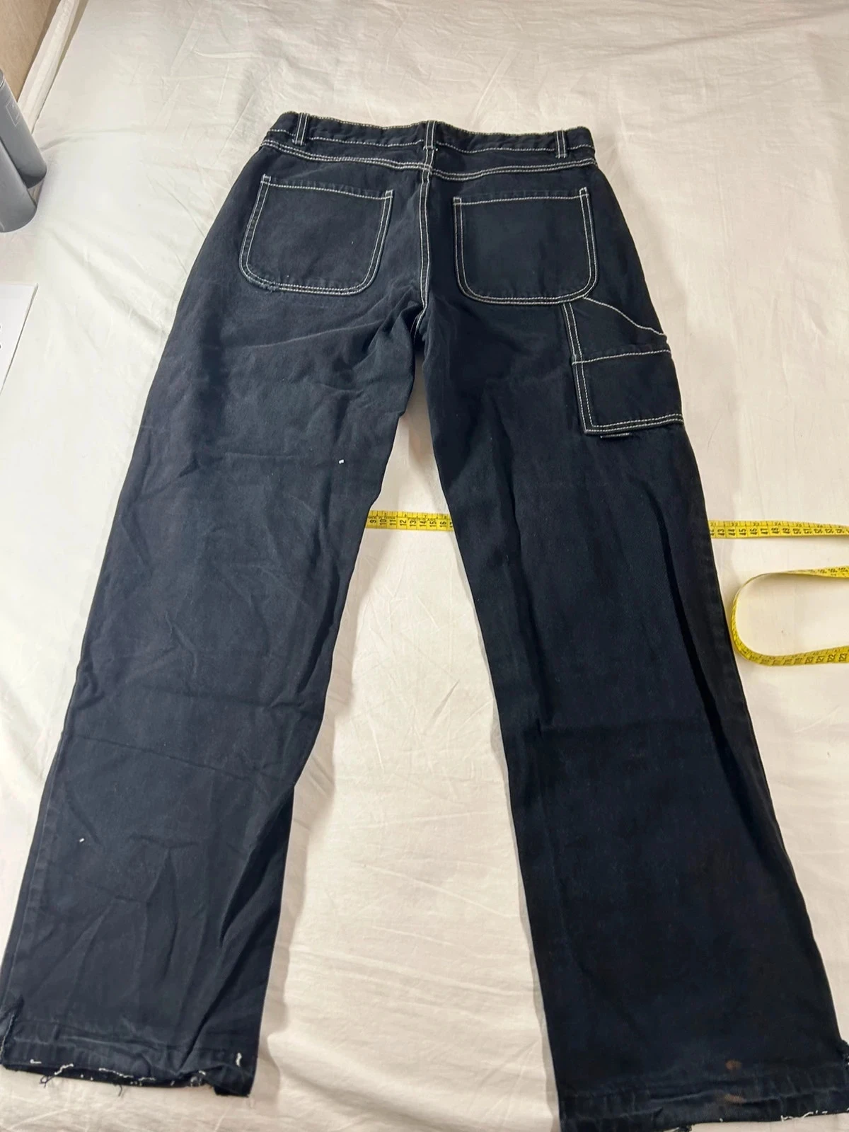 Jean preto de perna larga kiabi – photo 12
